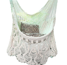 Bells Hammock Chair Natural White Cotton