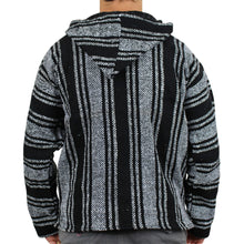 Black and White Baja Hoodie