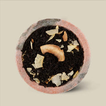 Detail view of the leaves of our coconut loose leaf tea