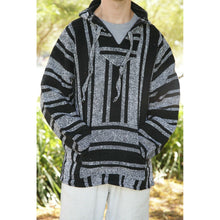 Black and White Baja Hoodie
