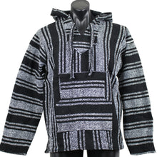 Black and White Baja Hoodie