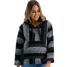 Black and Grey Baja Hoodie