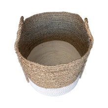 Top view of extra large size white large basket