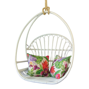 White Hanging Egg Chair