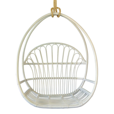 White Hanging Egg Chair