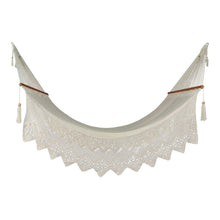 Full view of the Noosa luxury boho hammock