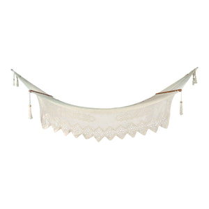 Full view of the Noosa luxury boho hammock