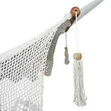 Side view of the Noosa luxury boho hammock