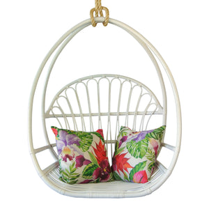 White Hanging Egg Chair